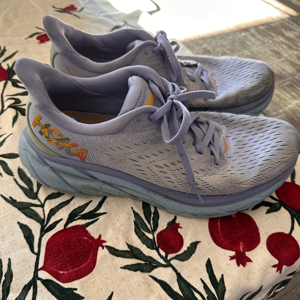 Hoka One One Women's Light Purple Athletic Shoes 8B
